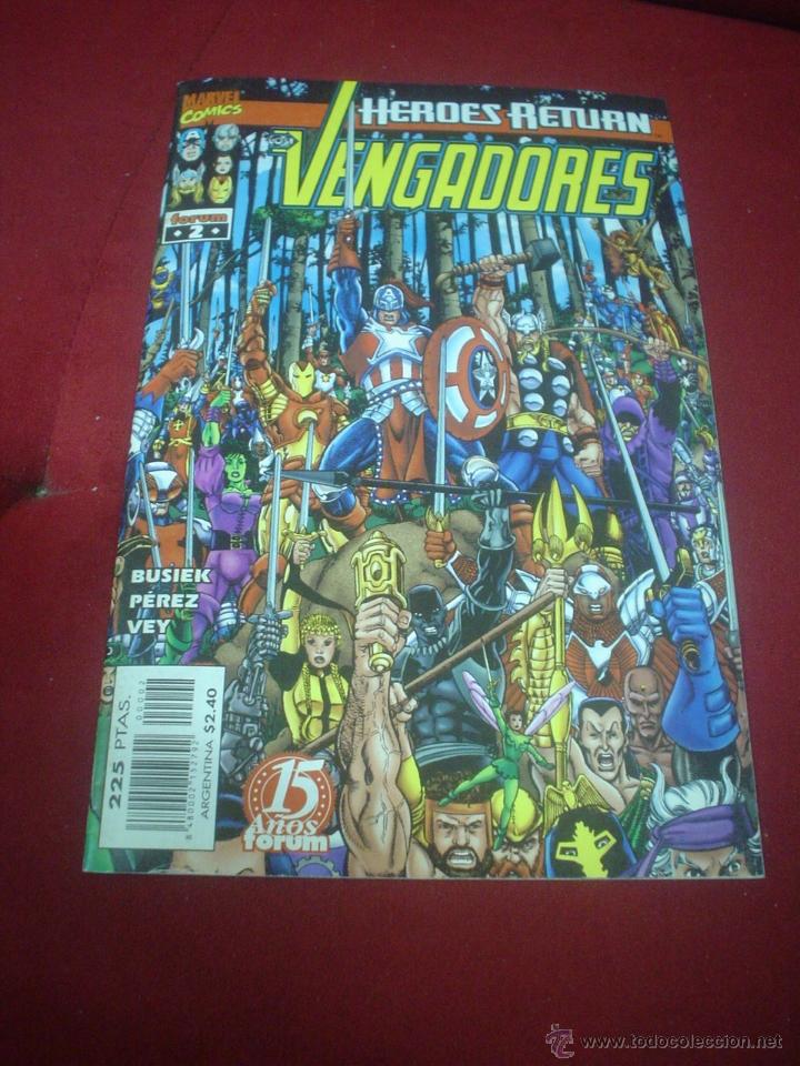 C&oacute;mics: LOS VENGADORES N&ordm; 2 (H&Eacute;ROES RETURN) - Foto 1