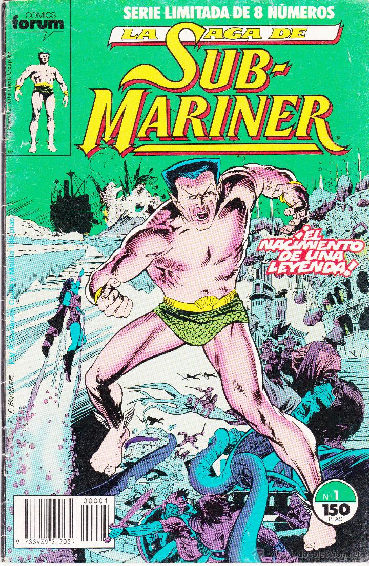 C&oacute;mics: LA SAGA DE SUBMARINER. SERIE DE 8. COMPLETA. FORUM - Foto 1