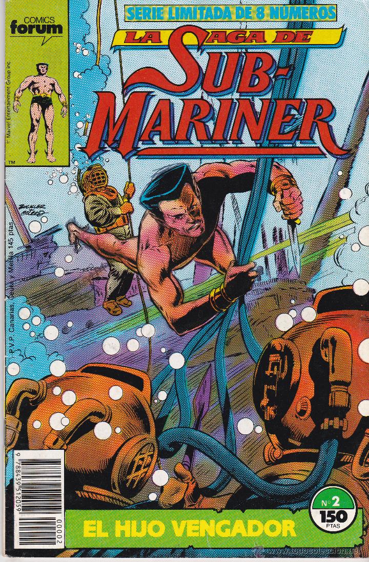 C&oacute;mics: LA SAGA DE SUBMARINER. SERIE DE 8. COMPLETA. FORUM - Foto 2