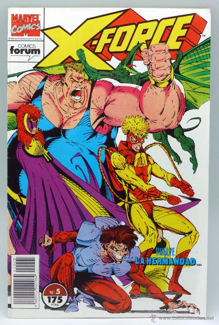 C&oacute;mics: X-Force n&ordm; 5 Marvel Comics Forum 1992 - Foto 1