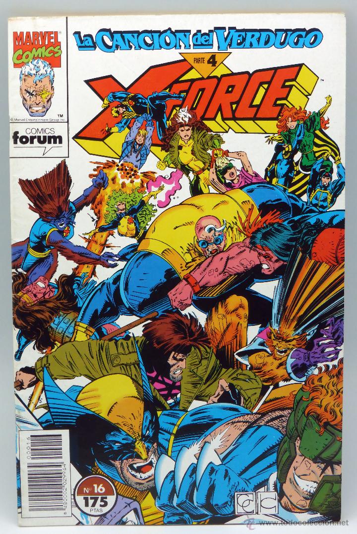 C&oacute;mics: X-Force n&ordm; 16 Marvel Comics Forum 1992 - Foto 1