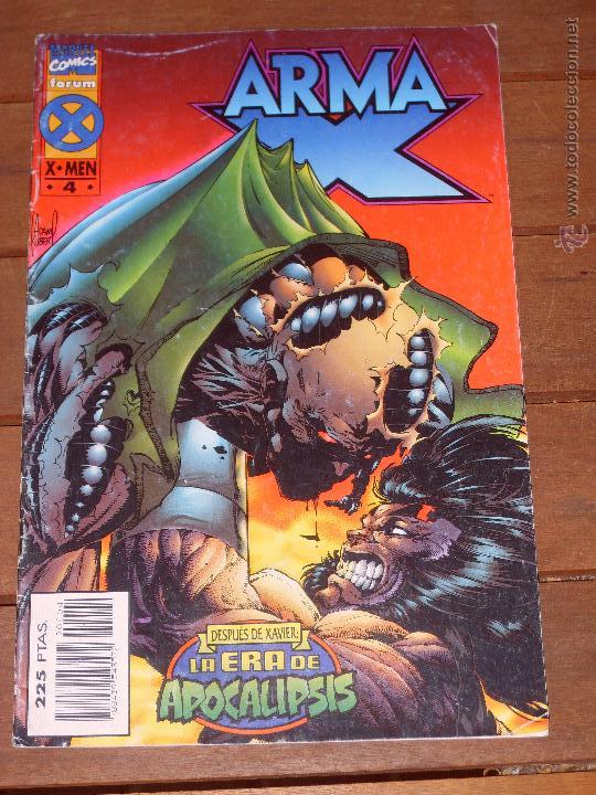 C&oacute;mics: ARMA X N&ordm; 4 MARVEL COMICS. FORUM. La era del Apocalipsis X-men - Foto 1