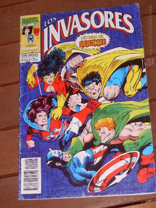 C&oacute;mics: LOS INVASORES N&ordm; 2 DE 4 MARVEL COMICS. FORUM. - Foto 1
