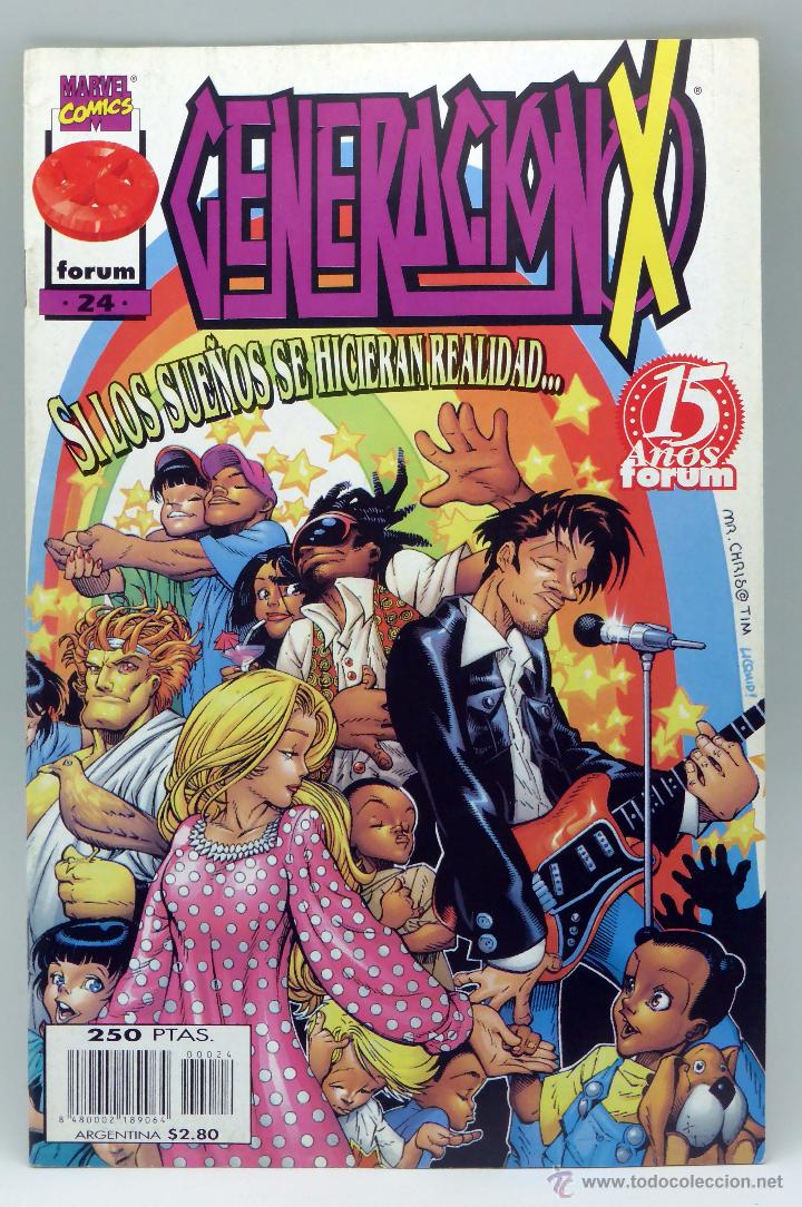 C&oacute;mics: Generaci&oacute;n X n&ordm; 24 Marvel C&oacute;mics Forum 1998 - Foto 1