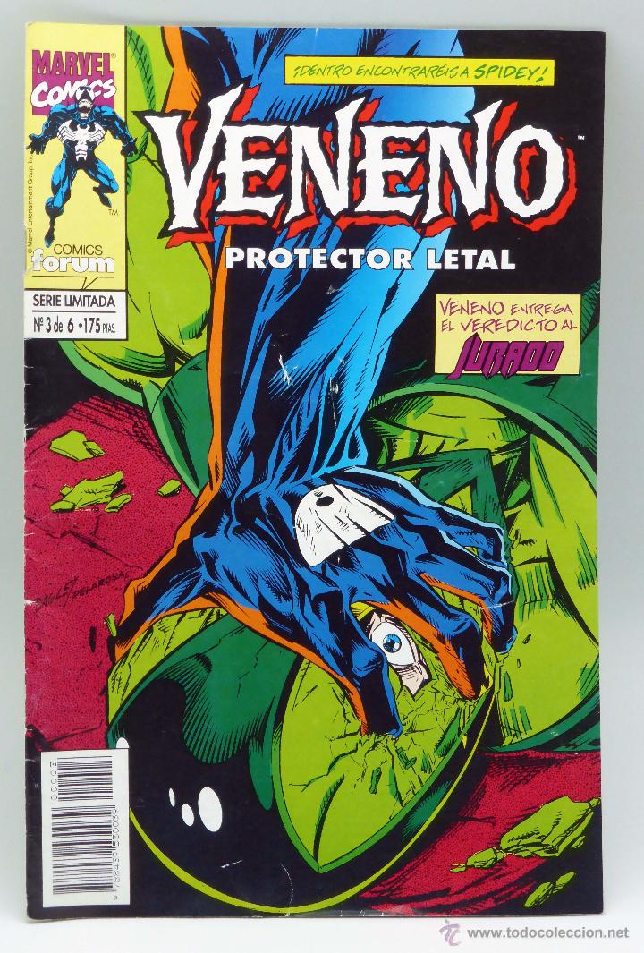 C&oacute;mics: Veneno Protector Letal n&ordm; 3 de 6 Marvel C&oacute;mics Forum 1994 - Foto 1