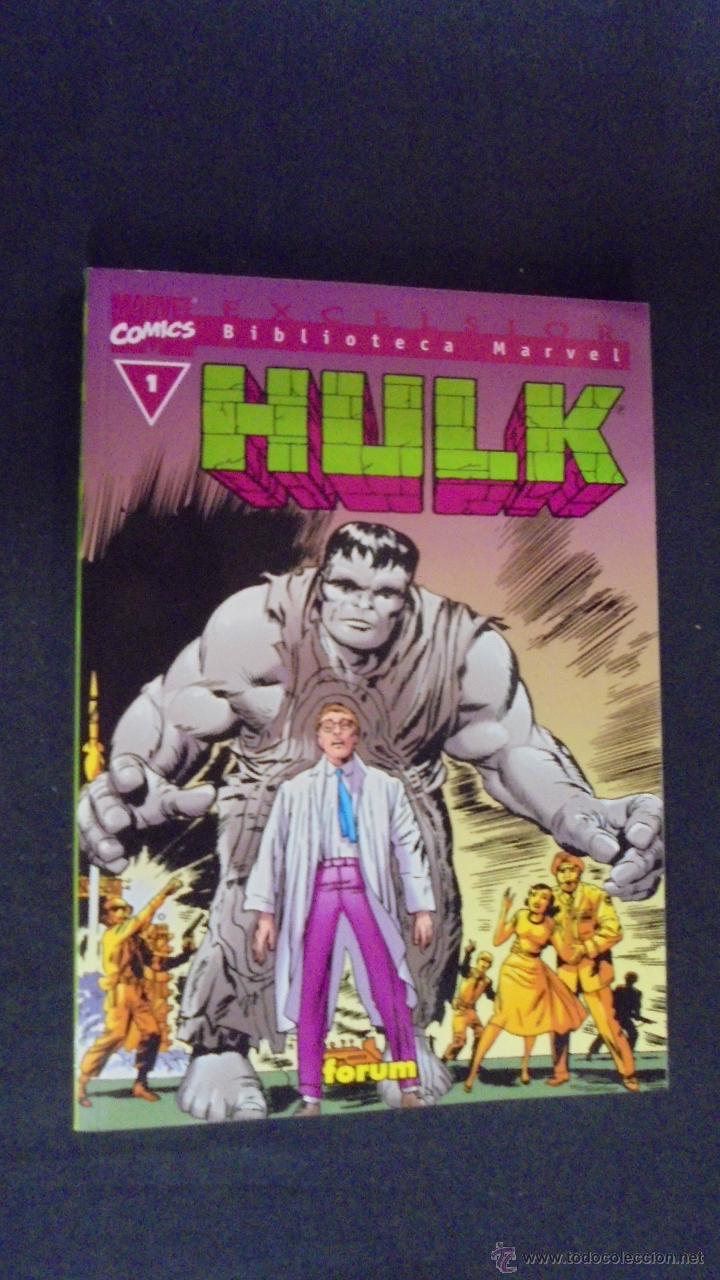 C&oacute;mics: BIBLIOTECA MARVEL - HULK - N&ordm; 1 - FORUM . - Foto 1