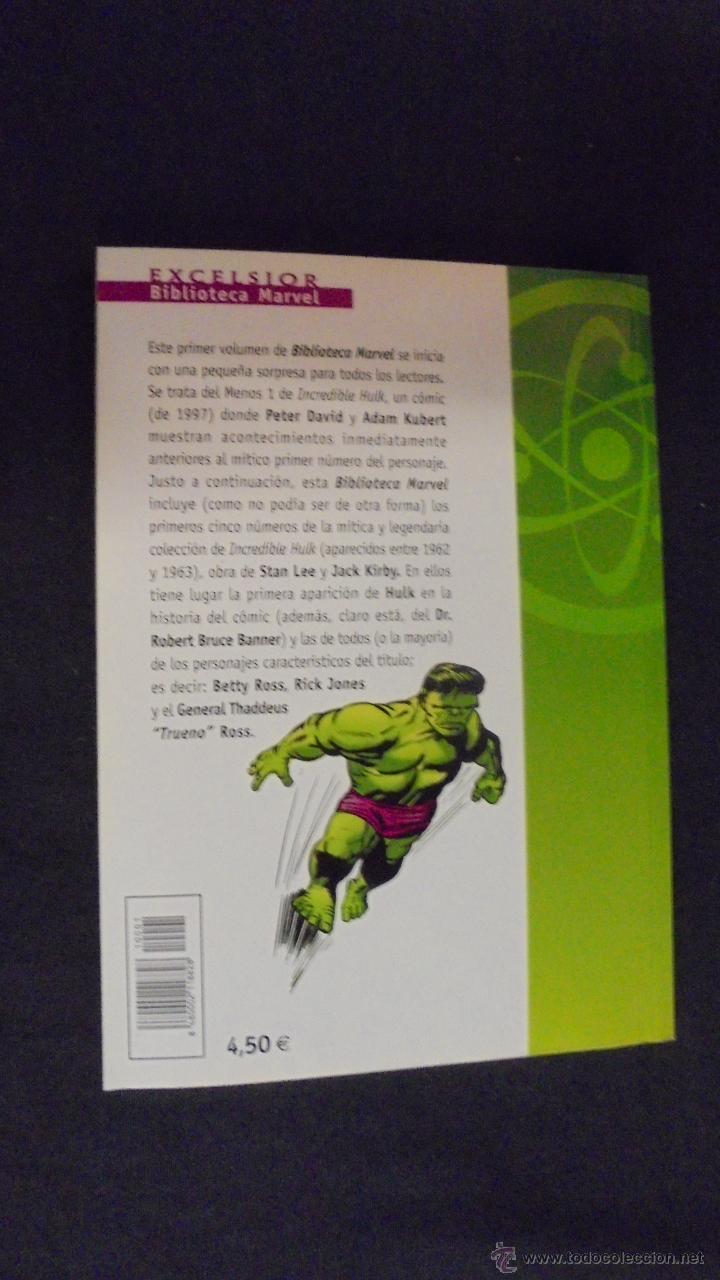 C&oacute;mics: BIBLIOTECA MARVEL - HULK - N&ordm; 1 - FORUM . - Foto 3