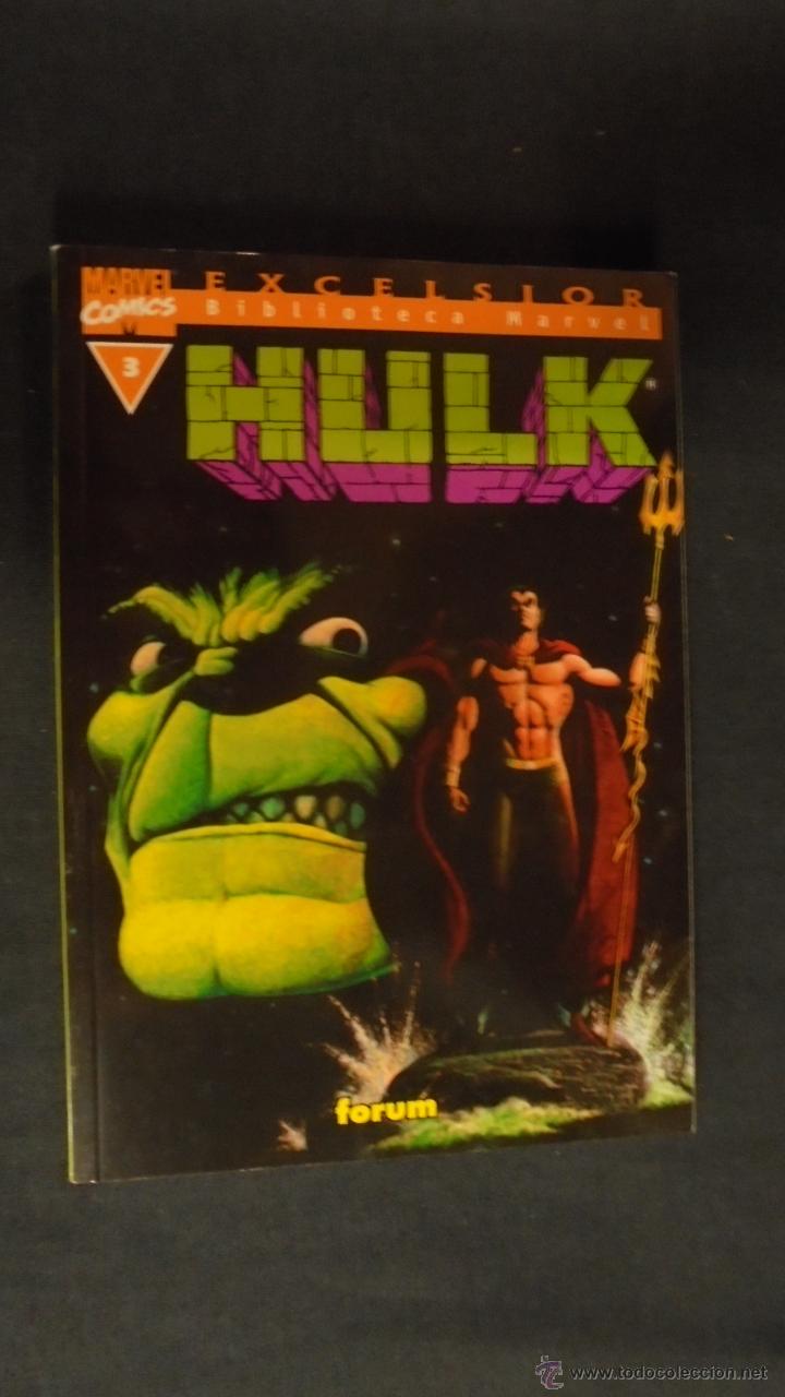 C&oacute;mics: BIBLIOTECA MARVEL - HULK - N&ordm; 3 - FORUM . - Foto 1