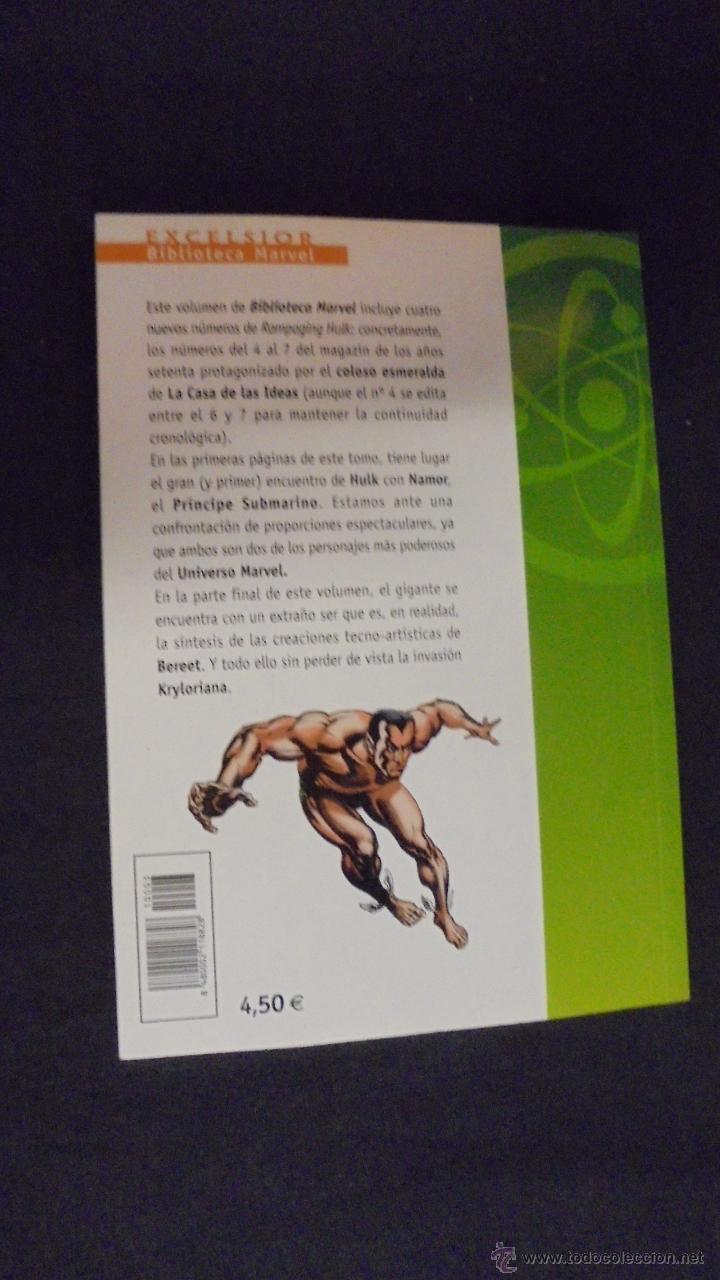 C&oacute;mics: BIBLIOTECA MARVEL - HULK - N&ordm; 3 - FORUM . - Foto 3