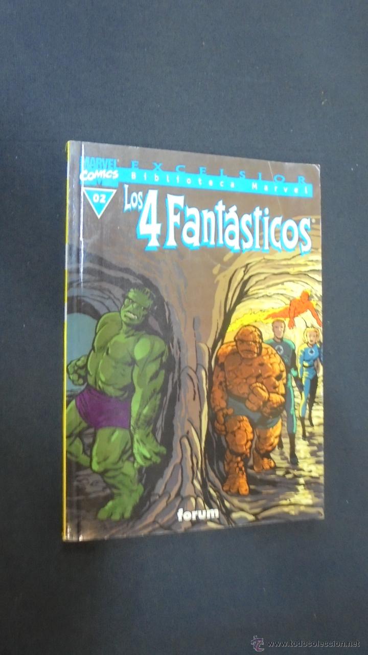 C&oacute;mics: BIBLIOTECA MARVEL - LOS 4 FANTASTICOS - N&ordm; 02 - FORUM. - Foto 1