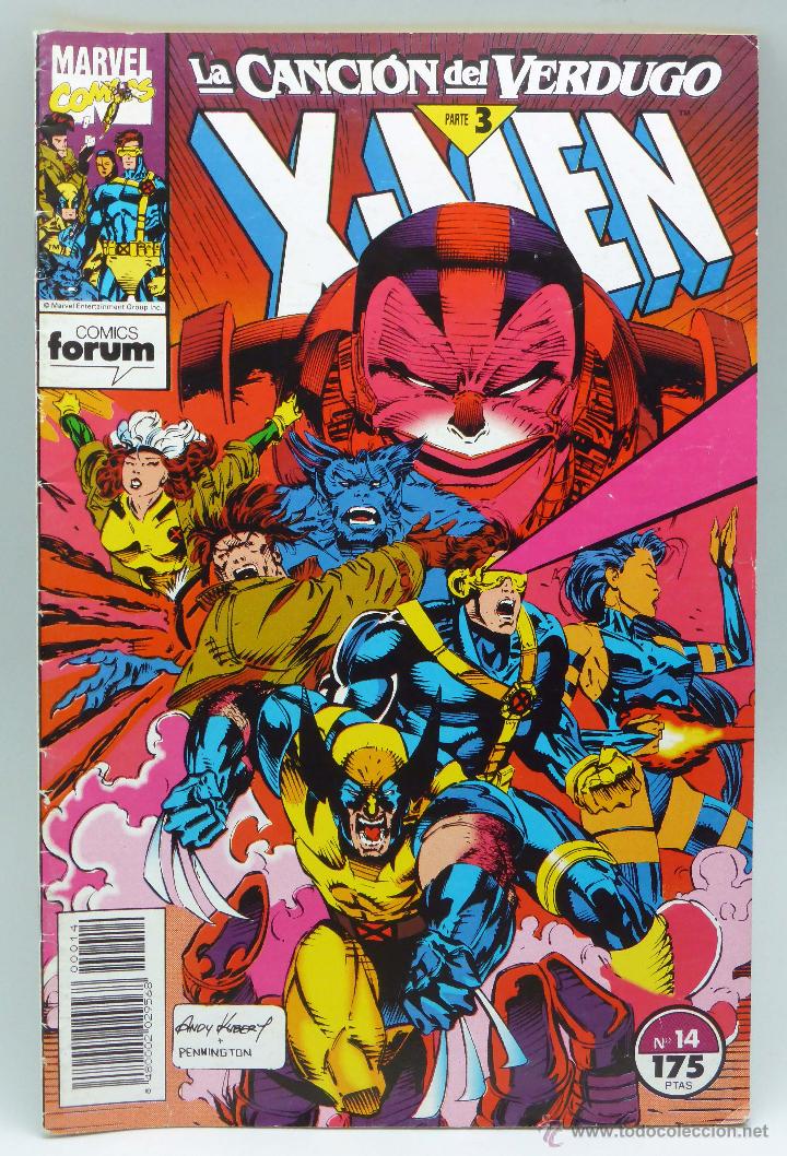 C&oacute;mics: X-Men La canci&oacute;n del Verdugo Parte 3 n&ordm; 14 Marvel C&oacute;mics Forum 1993 - Foto 1