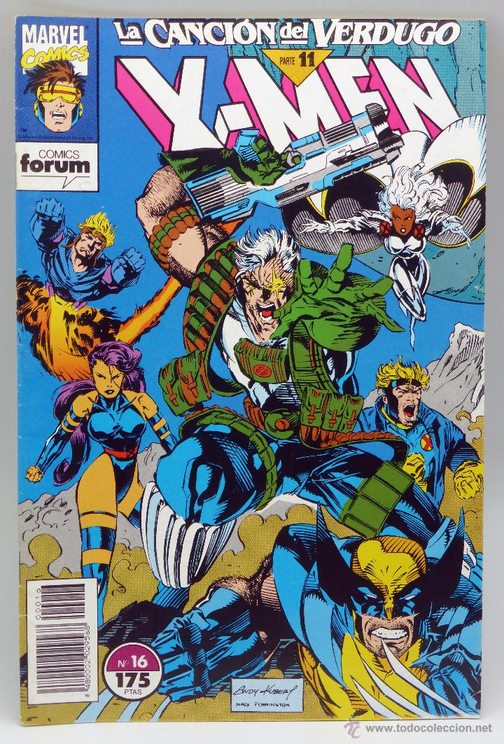 C&oacute;mics: X-Men La canci&oacute;n del Verdugo Parte 11 n&ordm; 16 Marvel C&oacute;mics Forum 1993 - Foto 1