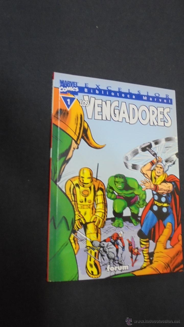 C&oacute;mics: BIBLIOTECA MARVEL - LOS VENGADORES - N&ordm; 1 - FORUM . - Foto 1