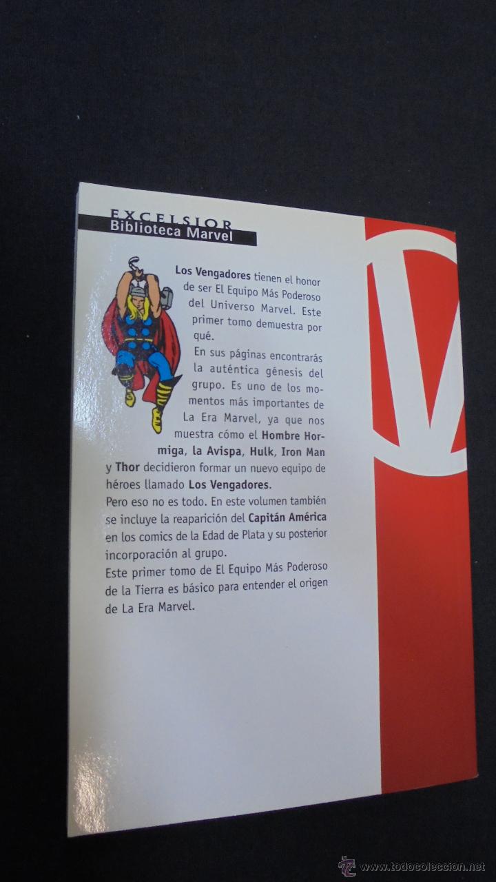 C&oacute;mics: BIBLIOTECA MARVEL - LOS VENGADORES - N&ordm; 1 - FORUM . - Foto 3