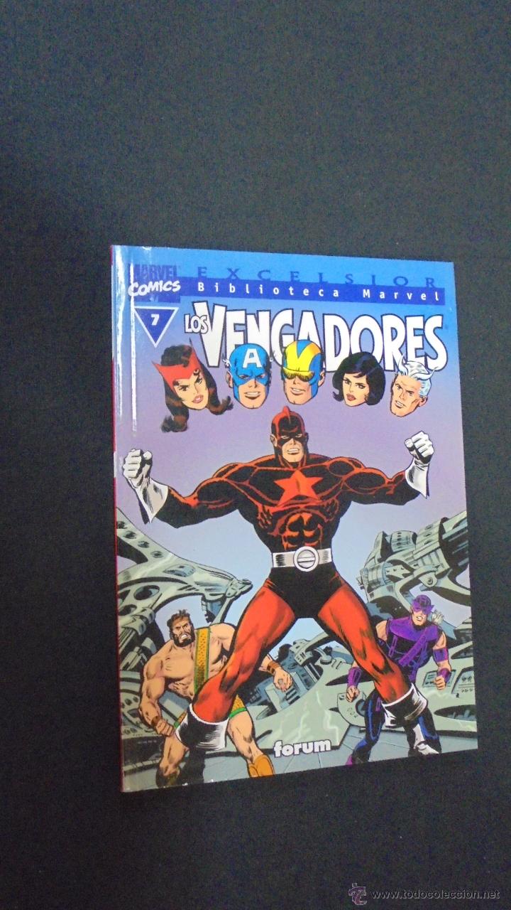 C&oacute;mics: BIBLIOTECA MARVEL - LOS VENGADORES - N&ordm; 7 - FORUM . - Foto 1