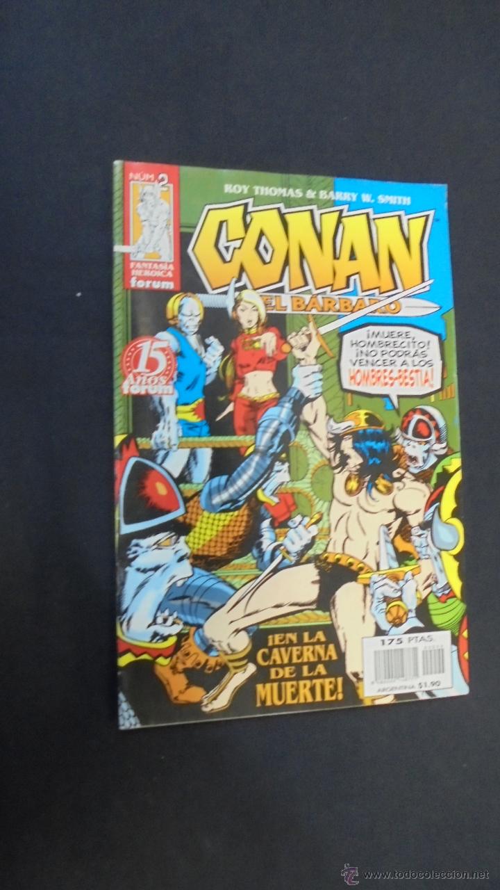C&oacute;mics: CONAN EL BARBARO - N&ordm; 2 - ROY THOMAS -  FORUM. - Foto 1