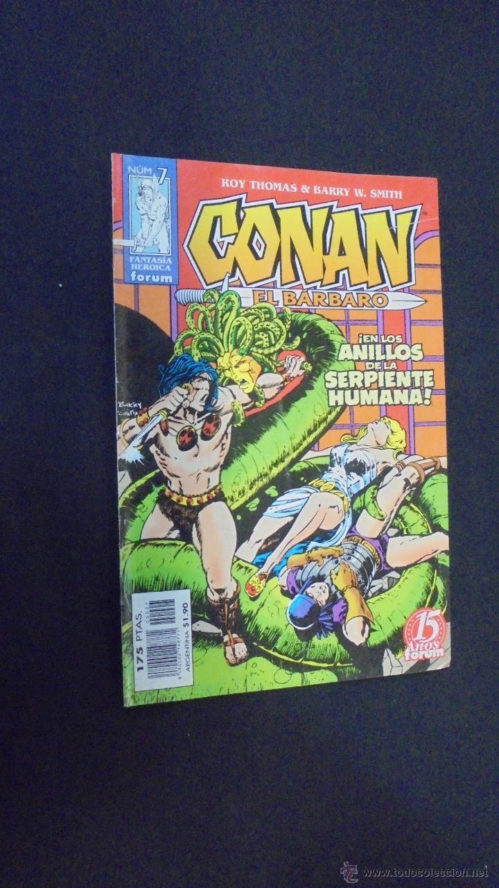 C&oacute;mics: CONAN EL BARBARO - N&ordm; 7 - ROY THOMAS - FORUM. - Foto 1