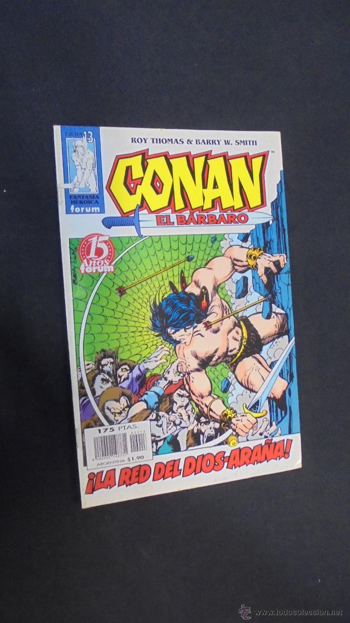 C&oacute;mics: CONAN EL BARBARO - N&ordm; 13 - ROY THOMAS - FORUM. - Foto 1