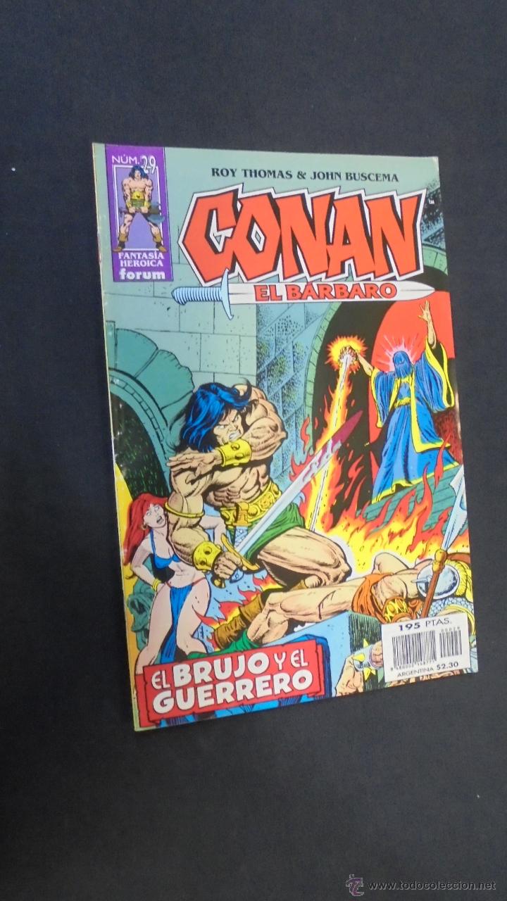 C&oacute;mics: CONAN EL BARBARO - N&ordm; 29 - ROY THOMAS - FORUM. - Foto 1