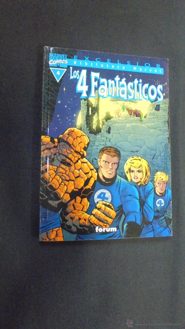 C&oacute;mics: BIBLIOTECA MARVEL - LOS 4 FANTASTICOS - N&ordm; 4 - FORUM. - Foto 1