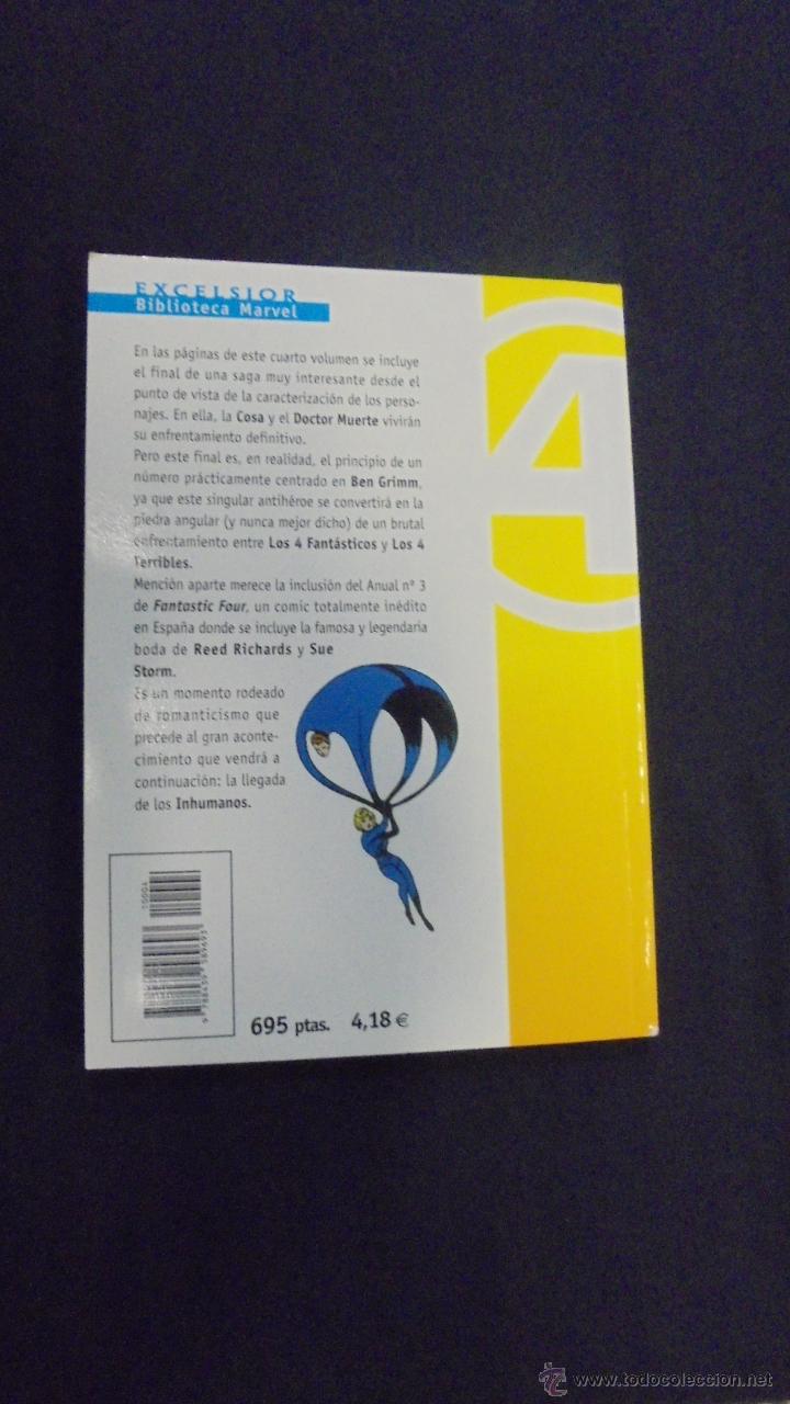 C&oacute;mics: BIBLIOTECA MARVEL - LOS 4 FANTASTICOS - N&ordm; 4 - FORUM. - Foto 4