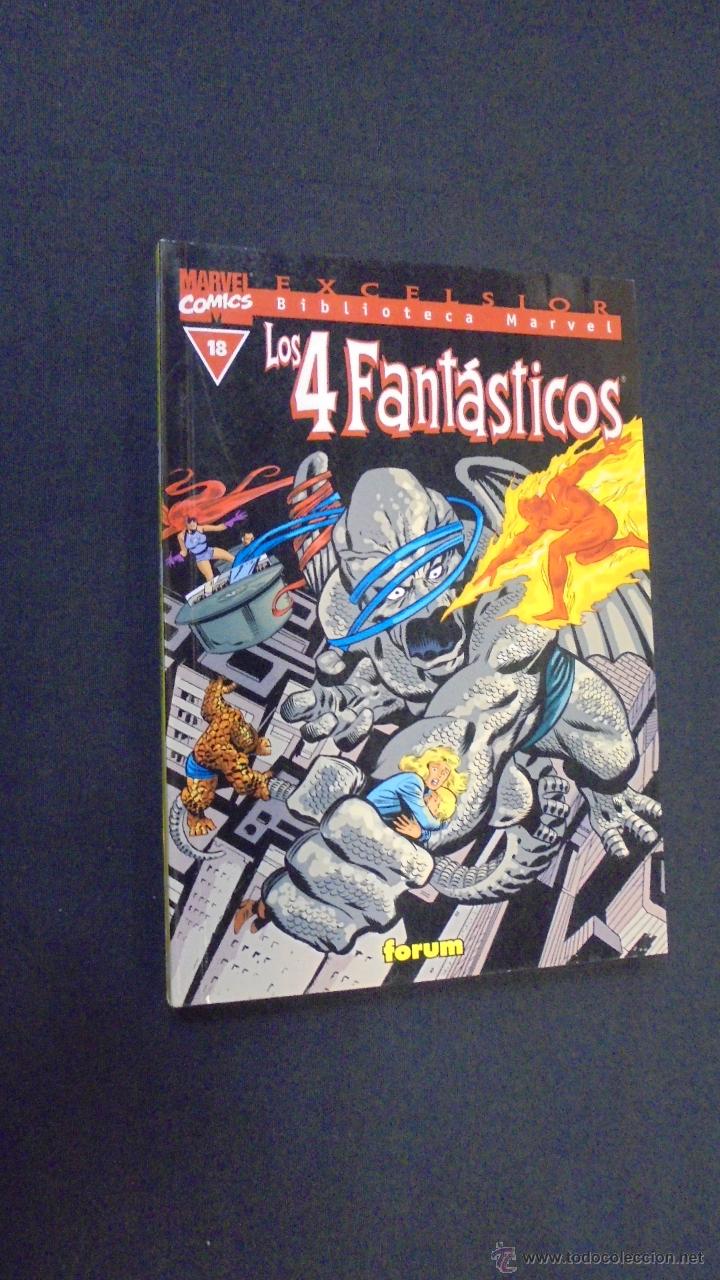 C&oacute;mics: BIBLIOTECA MARVEL - LOS 4 FANTASTICOS - N&ordm; 18 - FORUM. - Foto 1