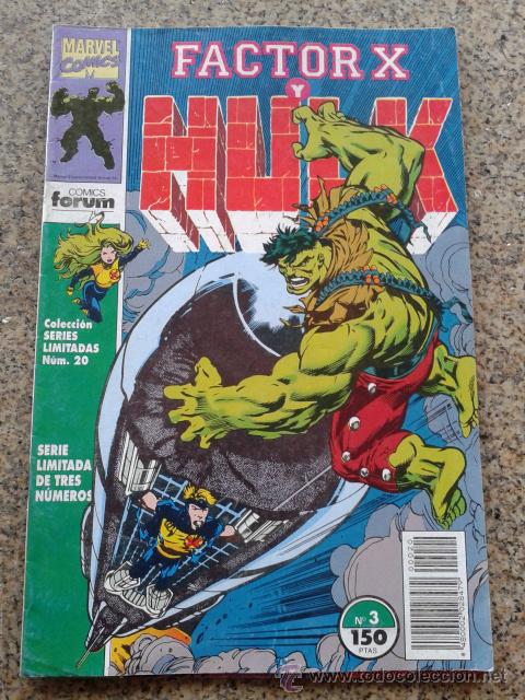C&oacute;mics: COLECCION SERIES LIMITADAS N&ordm; 20 -- FACTOR X Y HULK - N&ordm; 3 -- FORUM -- - Foto 1