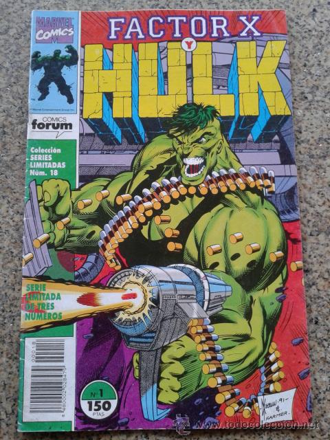 C&oacute;mics: COLECCION SERIES LIMITADAS N&ordm; 18 -- FACTOR X Y HULK - N&ordm; 1 -- FORUM -- - Foto 1