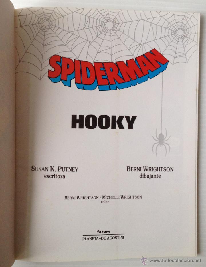 C&oacute;mics: SPIDERMAN. HOOKY. MARVEL. FORUM PLANETA DE AGOSTINI. BERNI WRIGHTSON. 1990 - Foto 3