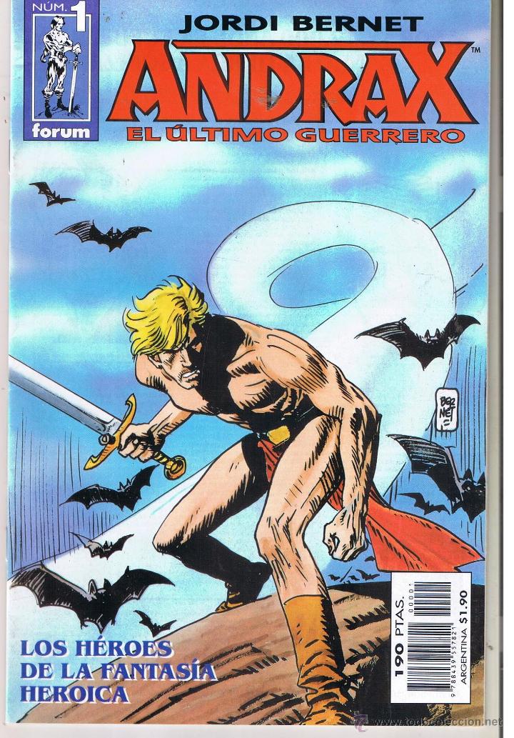 C&oacute;mics: ANDRAX, EL &Uacute;LTIMO GUERRERO. N&ordm; 1. FORUM (RF.MA) C/24bis - Foto 1