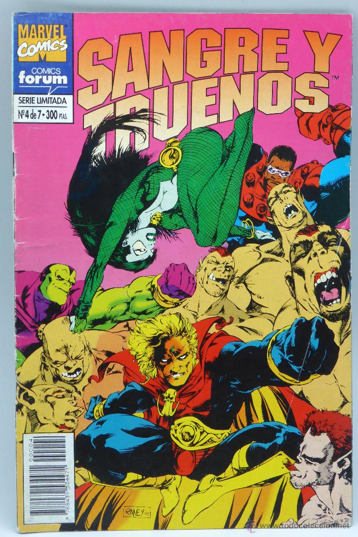 C&oacute;mics: Sangre y Truenos n&ordm; 4 de 7 C&oacute;mic Marvel Forum 1994 - Foto 1