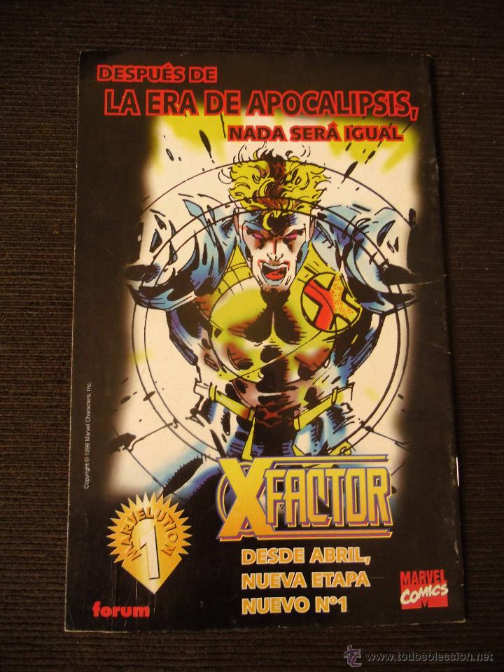 C&oacute;mics: COMIC MARVEL FORUM GENERACION X N&ordm; 4 - Foto 2
