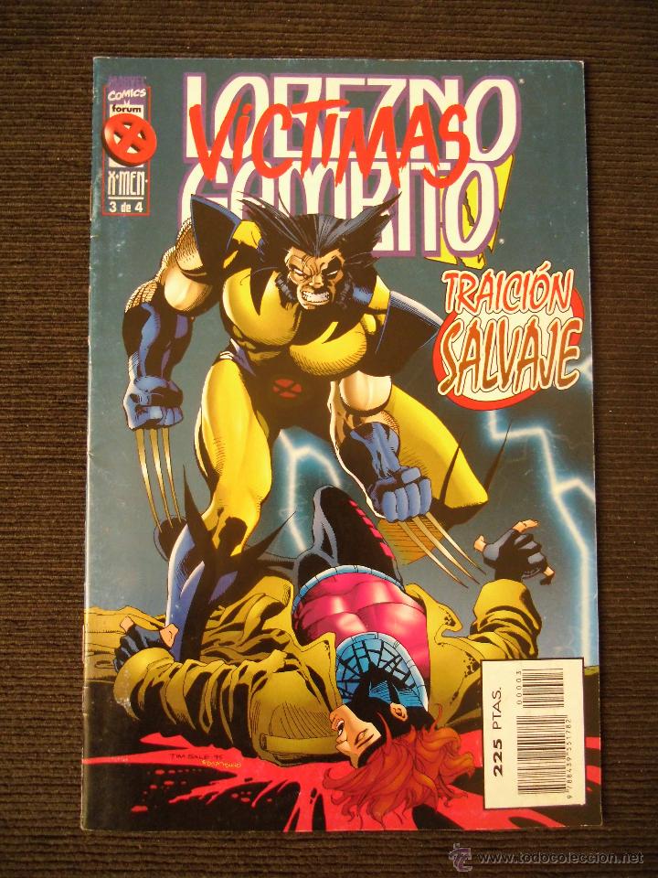 C&oacute;mics: COMIC FORUM MARVEL: LOBEZNO / GAMBITO - VICTIMAS NUMERO 3 - Foto 1