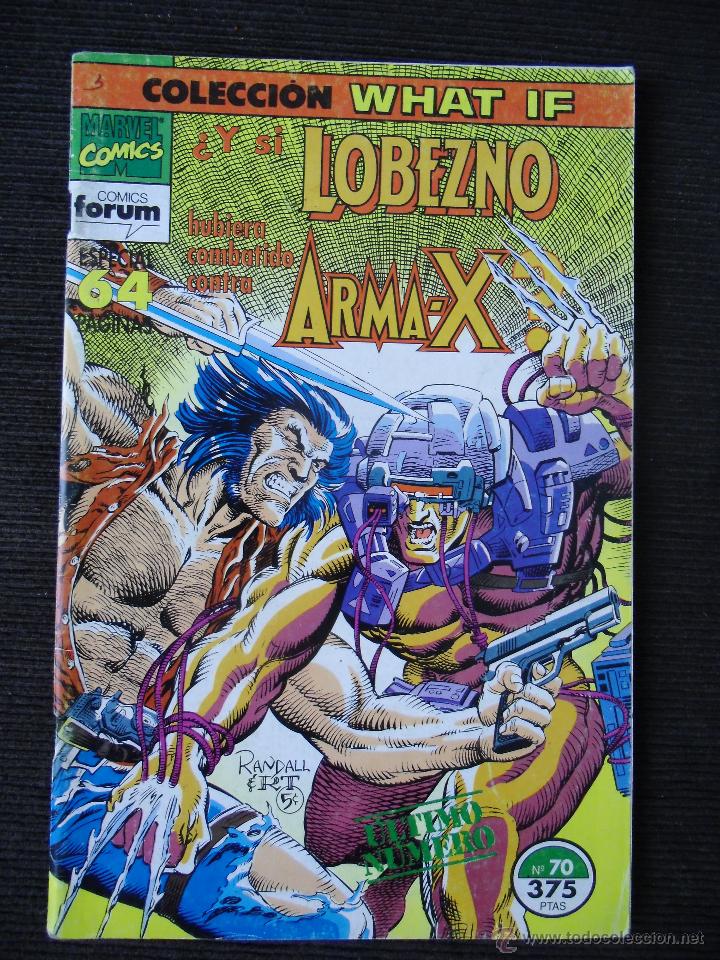 C&oacute;mics: COMIC FORUM MARVEL: WHAT IF NUMERO 70 (LOBEZNO - ARMA X) - Foto 1