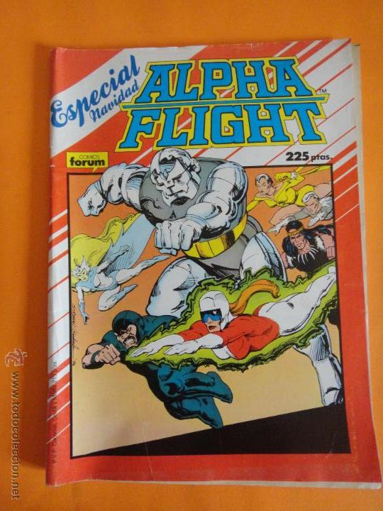 C&oacute;mics: ALPHA FLIGHT VOL. 1 ESPECIAL NAVIDAD A&Ntilde;O 1987 FORUM . - Foto 1