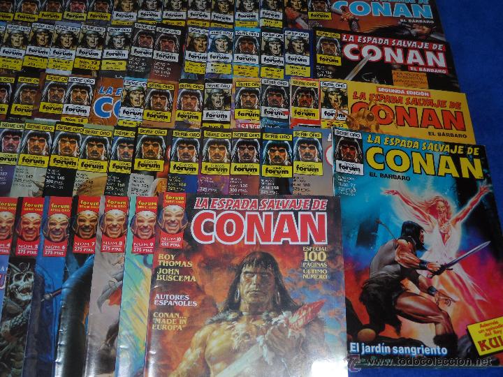 C&oacute;mics: La espada salvaje de Conan - Lote de 93 tebeos + Extra con tres n&uacute;meros. - Foto 3