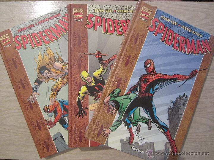 C&oacute;mics: SPIDERMAN DE STAN LEE Y STEVE DITKO COMPLETA 3 TOMOS - Foto 1