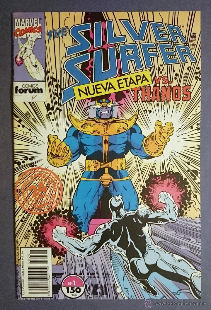 C&oacute;mics: SILVER SURFER VOL. 2 # 01 (FORUM) - ESTELA PLATEADA - 1992 - Foto 1