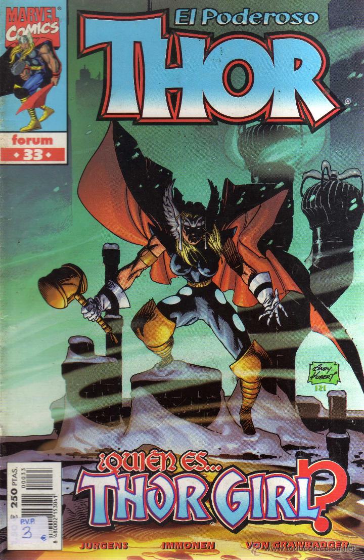 C&oacute;mics: EL PODEROSO THOR N&Uacute;MERO 33 - CJ189 - Foto 1