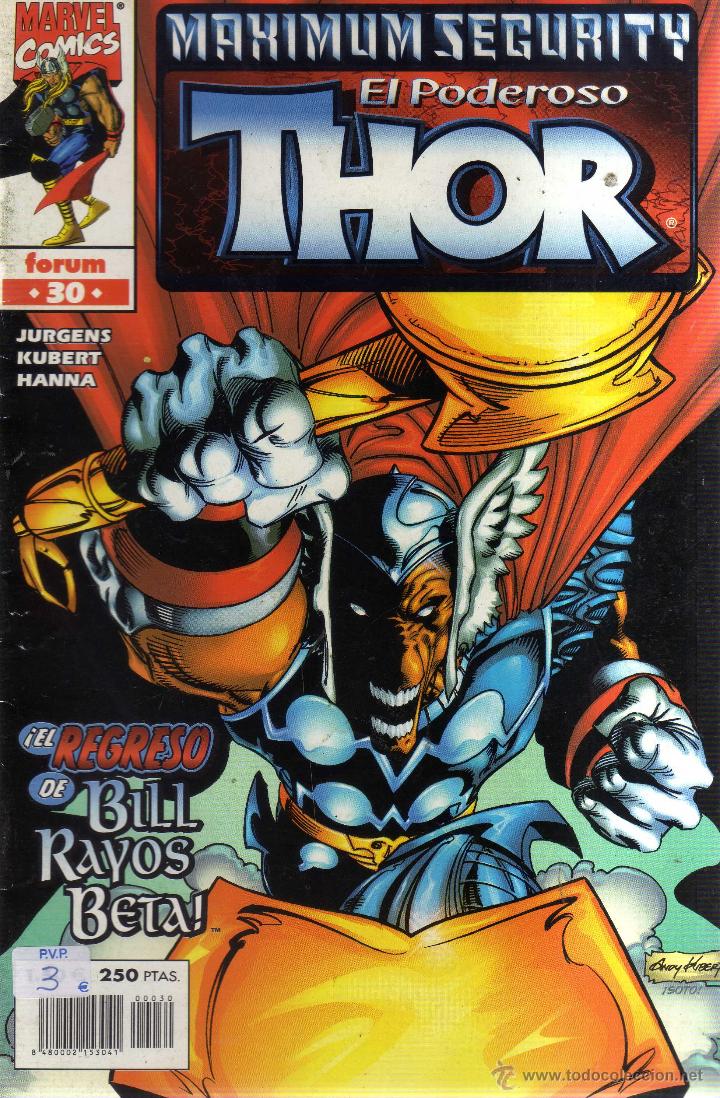 C&oacute;mics: EL PODEROSO THOR N&Uacute;MERO 30 - CJ189 - Foto 1