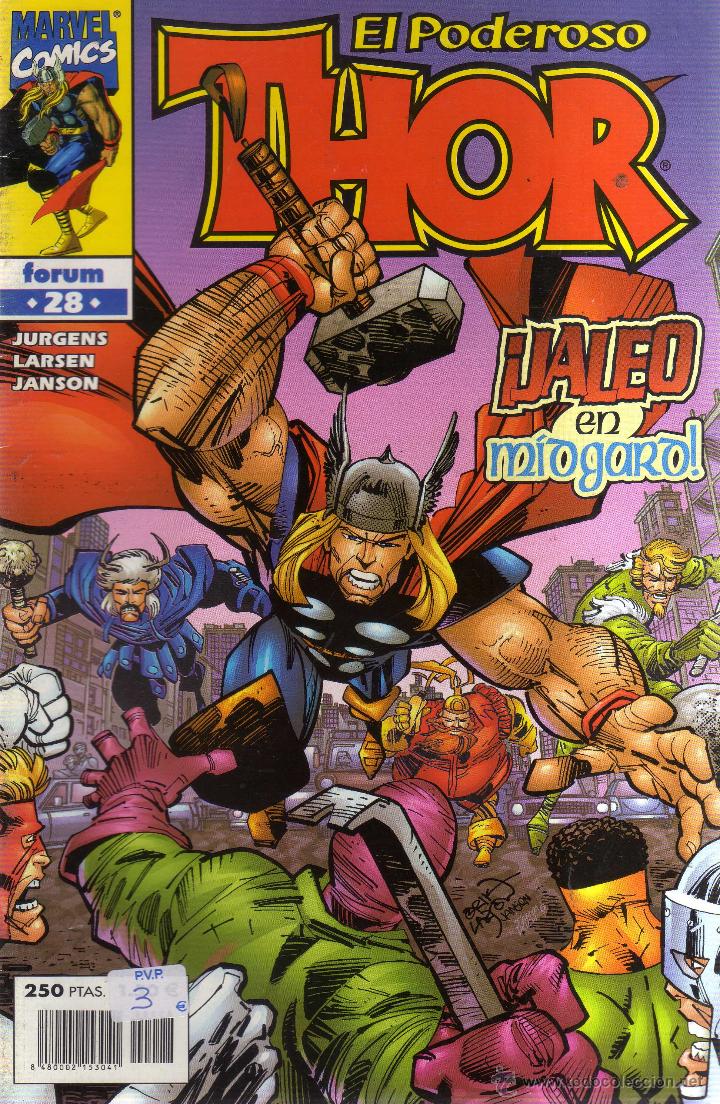 C&oacute;mics: EL PODEROSO THOR N&Uacute;MERO 28 - CJ189 - Foto 1