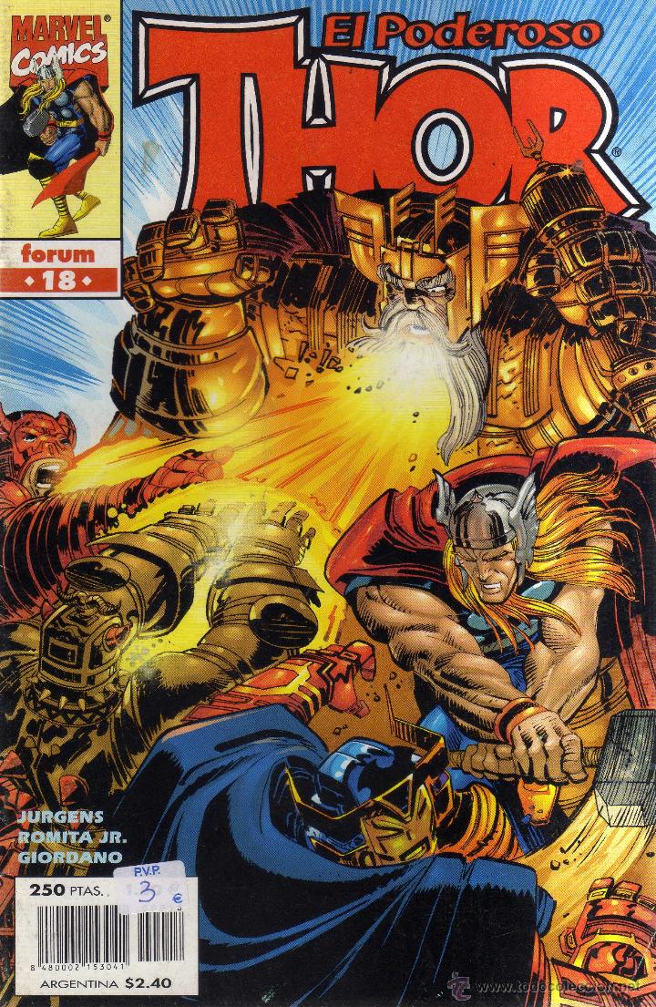C&oacute;mics: EL PODEROSO THOR N&Uacute;MERO 18 - CJ189 - Foto 1