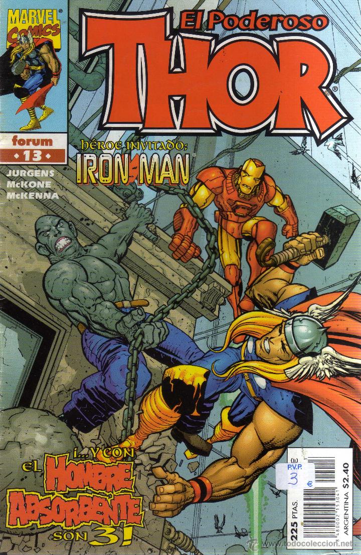 C&oacute;mics: EL PODEROSO THOR N&Uacute;MERO 13 - CJ189 - Foto 1