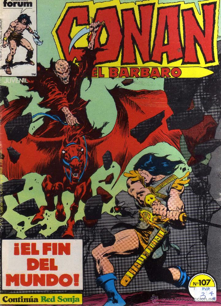 C&oacute;mics: CONAN EL BARBARO N&Uacute;MERO 107 - CJ189 - Foto 1