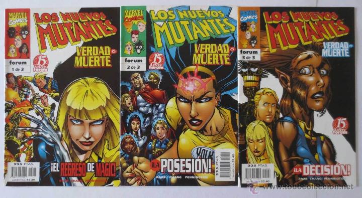 C&oacute;mics: LOS NUEVOS MUTANTES 1 AL 3 COMPLETA - Foto 1