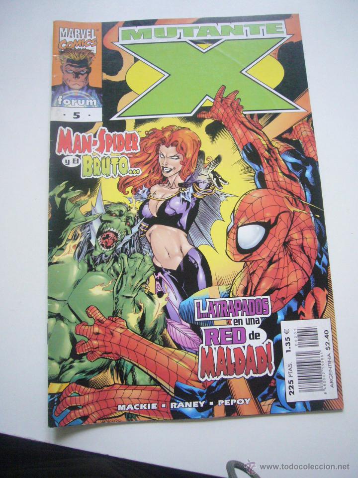 C&oacute;mics: MUTANTE- X: VOL I - N&ordm; 5 - ED FORUM 1999. C8X1