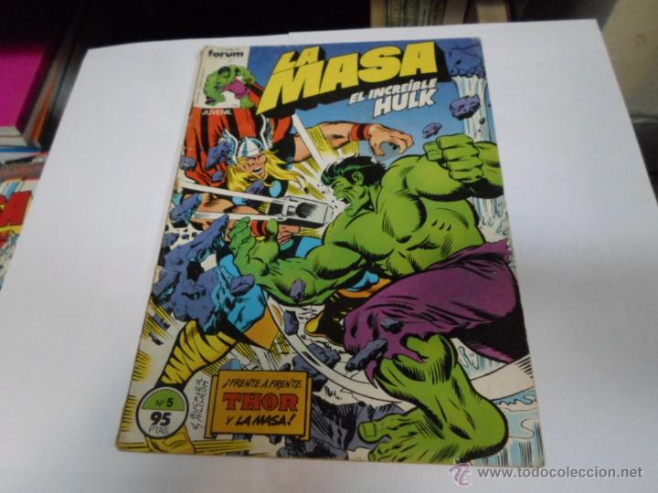 C&oacute;mics: Comics Forum, La masa. el increible Hulk, n&ordm; 5, 95 pesetas - Foto 1