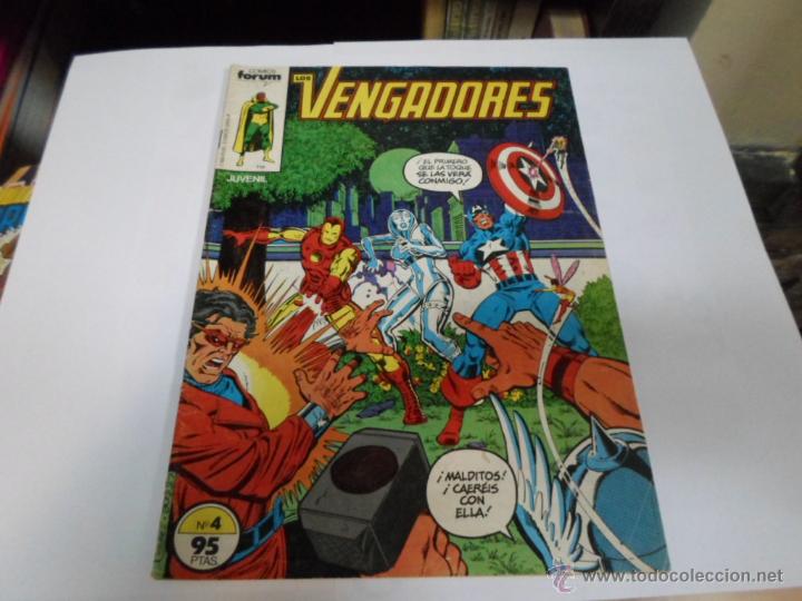 C&oacute;mics: Comics Forum, Los Vengadores, n&ordm; 4, 95 pesetas - Foto 1