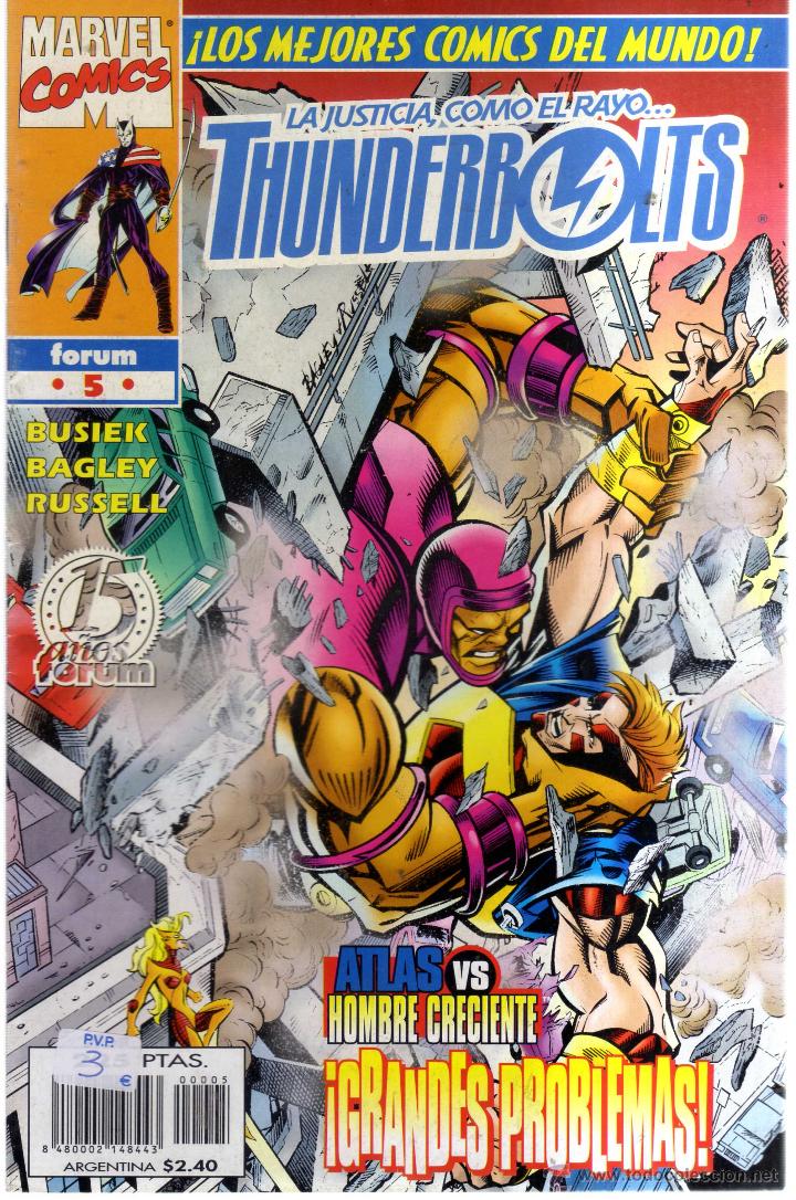 C&oacute;mics: THUNDERBOLTS N&Uacute;MERO 5  - CJ202 - Foto 1