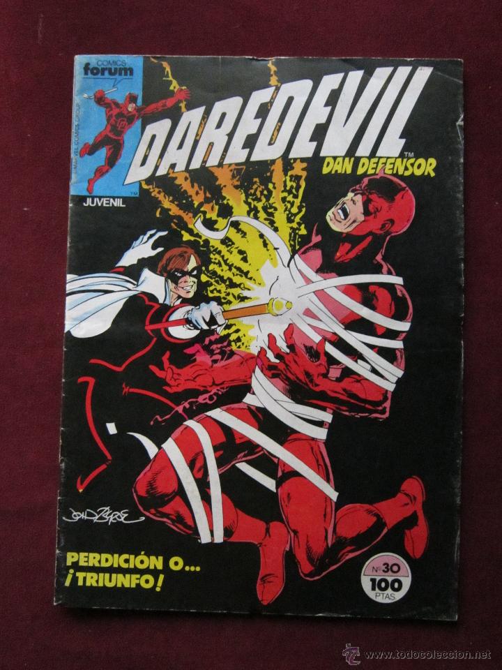 C&oacute;mics: Daredevil, Dan Defensor N&ordm; 30. Vol. 1 Comics Forum. 1985 tebeni - Foto 1